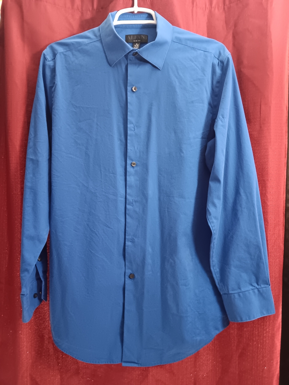 Alfani Men's Blue Dress Shirt
